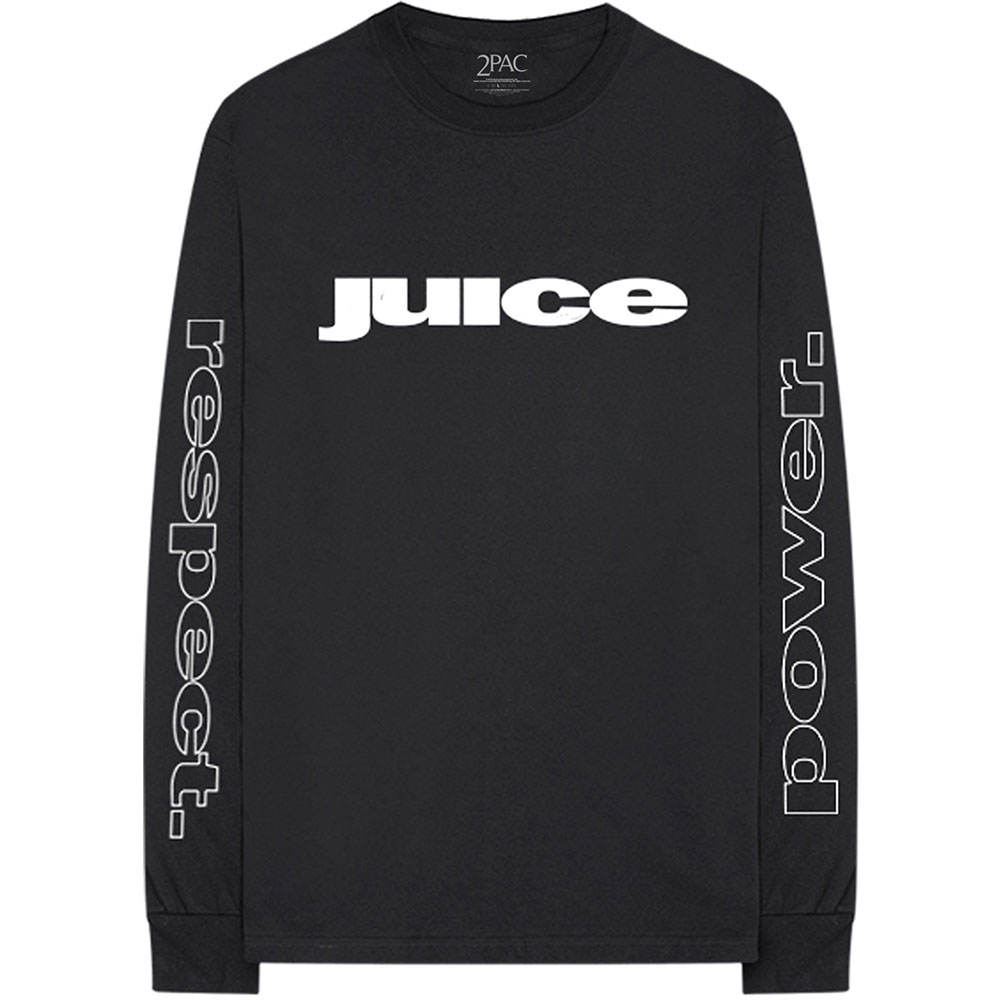 Tupac - Respect Longsleeve shirt - Zwart